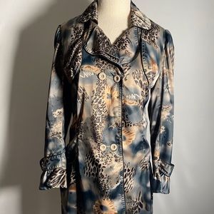 Animal Print Lightweight Coat